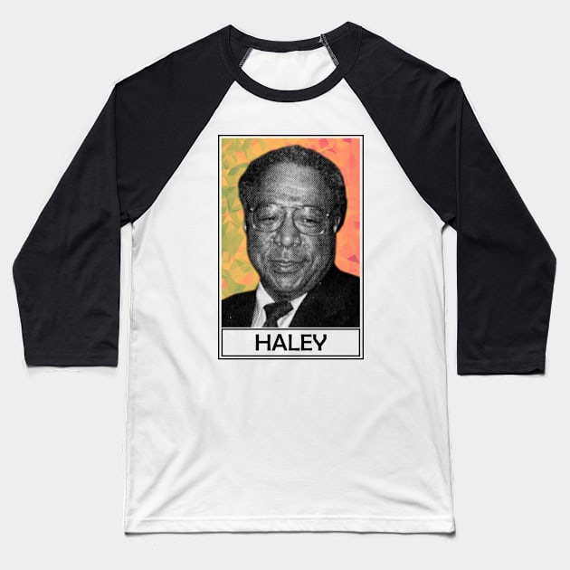 Alex Haley Baseball T-Shirt by TheLiterarian